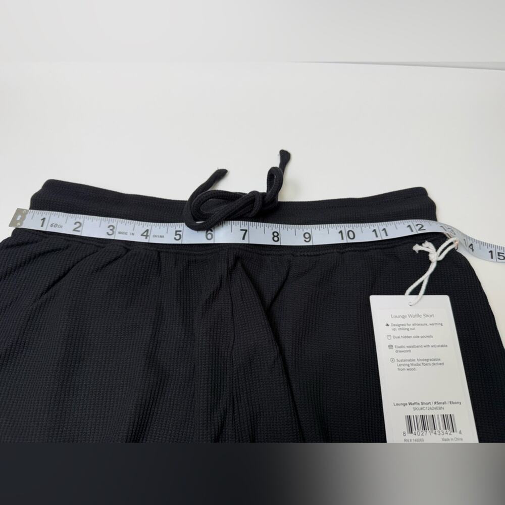 NWT Tavi Lounge Waffle Short 2" Inseam Ebony Black Size XS - Picture 9 of 9